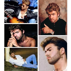 Full Square Drill George Michael Portrait Diamond Painting 5D Diy Diamond Embroidery Rhinestone Mosaic Guitar Singer Picture
