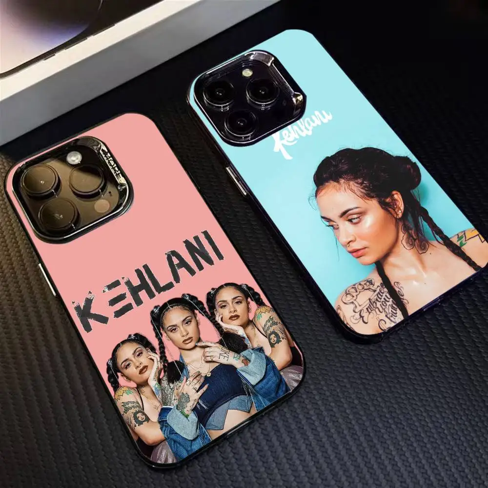 

Singer K-Kehlani P-Parrish Print Phone Case For iPhone 16 17 15 14 12 13 Pro Max Black Color Shockproof Cover