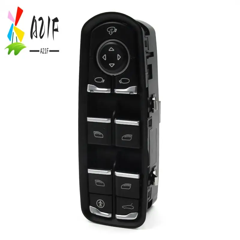 

A21F-Electric Window Glass Lift Switch Button For Panamera Cayenne 2010-2015 Window Control Switch 7PP959858HDML
