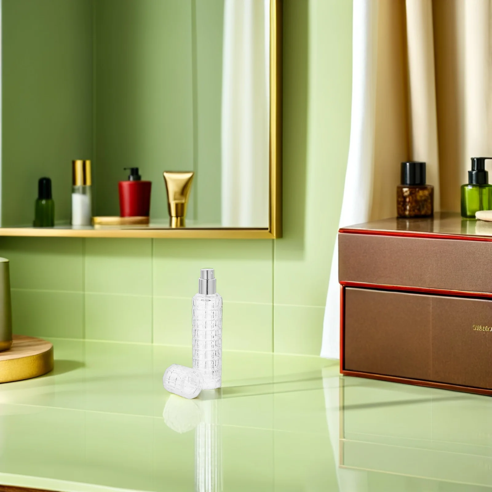 6 قطعة 30 مللي زجاجة رذاذ المر الزجاجية للكوكتيلات اسبريسو شريط أنيق إعداد ملحقات مختلط