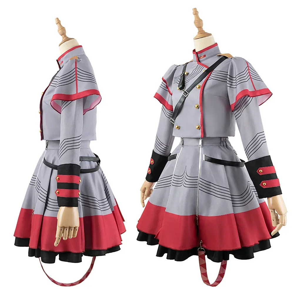 

Vtuber Kasane Teto Cosplay Costume Anime Clothing Virtual Singer Project Sekai Colorful Stage Women Uniform Halloween Carnival