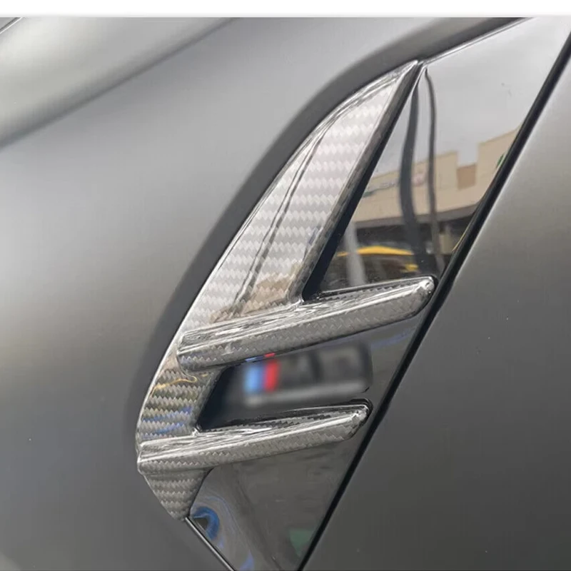 Real Carbon Fiber For BMW M3 G80 G81 M4 G82 G83 2021-2026 Car Side Fender Trim Cover Protection Car Accessories For LHD/RHD 2PCS