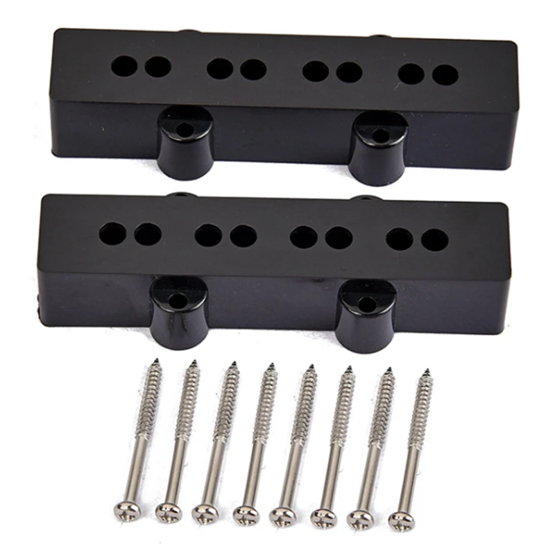 *ABHW 2Pcs Electric Bass Pickup Cover Four-String Bass Open Pickup Pickup Shell Bass Pickup