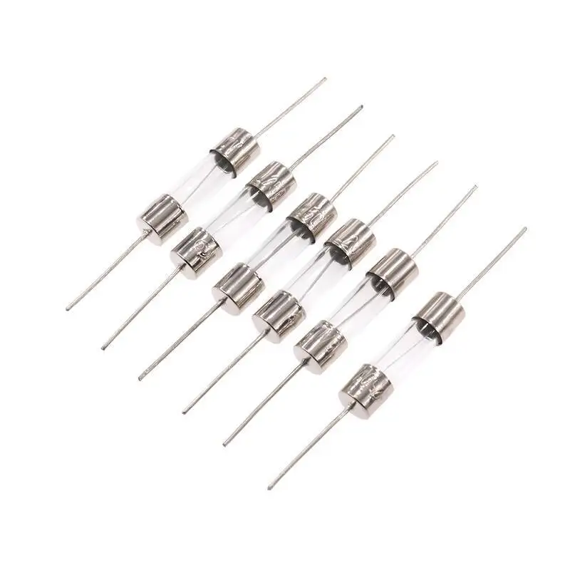 10 Stück Glas-Sicherungsrohr 5*20mm mit Stiften 1/2/3,15/4/5/6,3/8/10A 250V Induktionsherd 5X20 – Detail 3