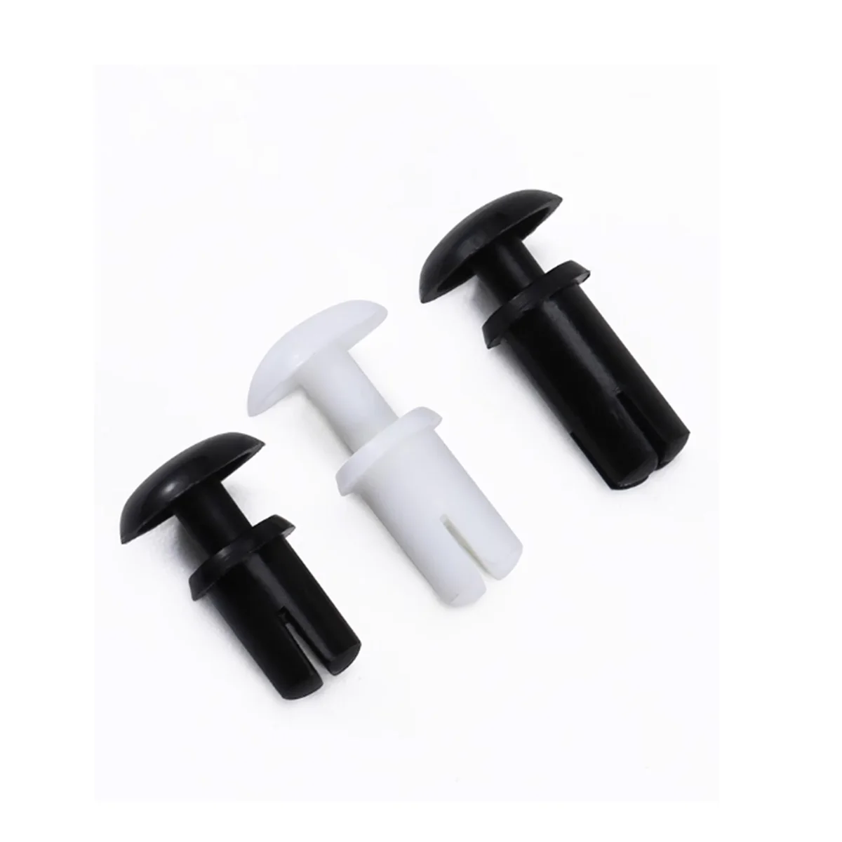 Black / White Nylon R Type Press Type Buckle Pc Board Plastic Rivet R2R3R4R5R6