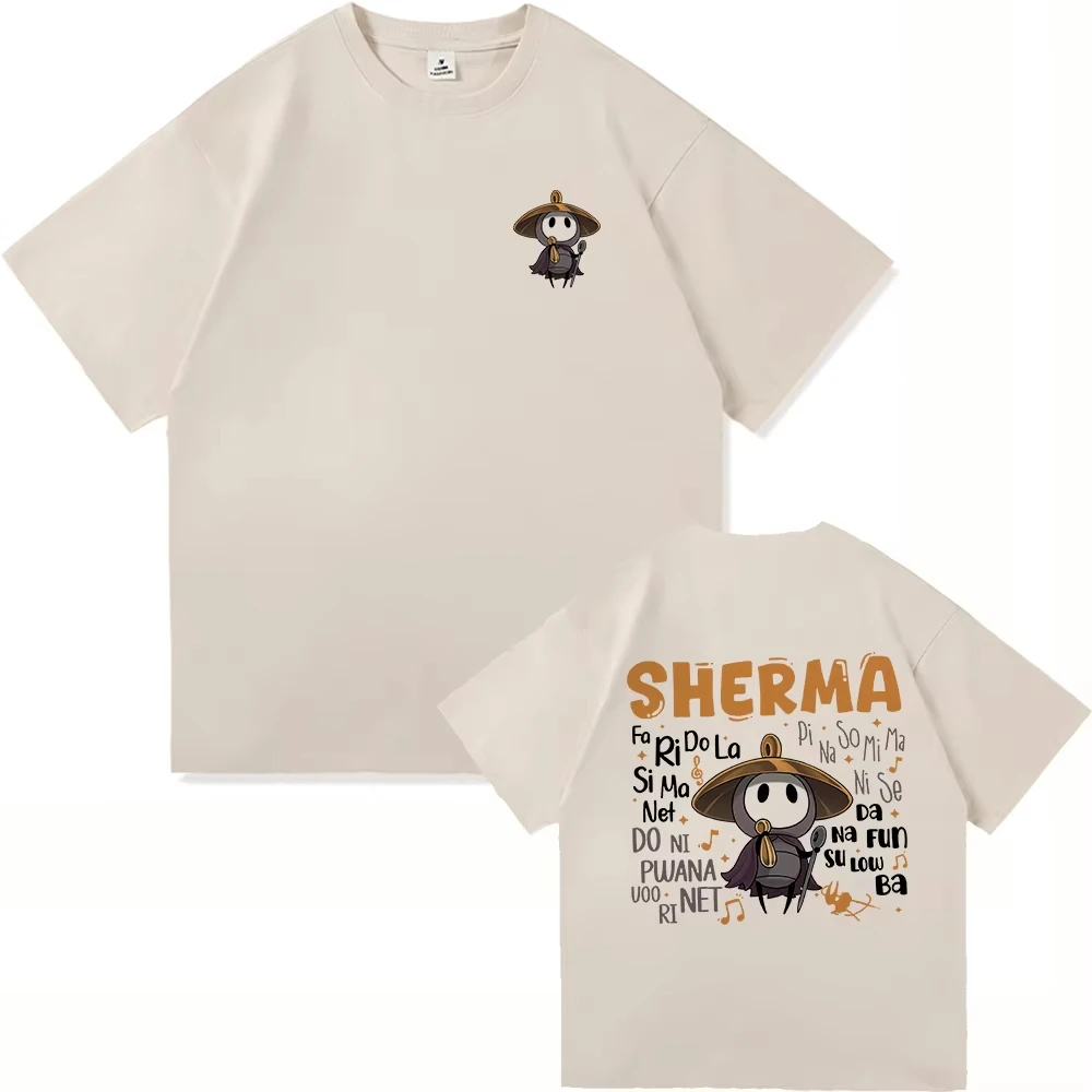 Just Keep Singing Sherma Silksong Hollow Knight TShirt Men/women Clothing Harajuku High Quality Tops for Gifts Cotton TShirts