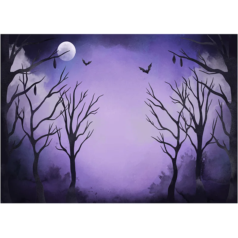 خلفية الهالوين من نيتري ، خلفية التصوير الفوتوغرافي ، مستلزمات استوديو الصور ، قلعة حجر القبر ، فانوس اليقطين ، القمر ، الاستوديو ، من #4