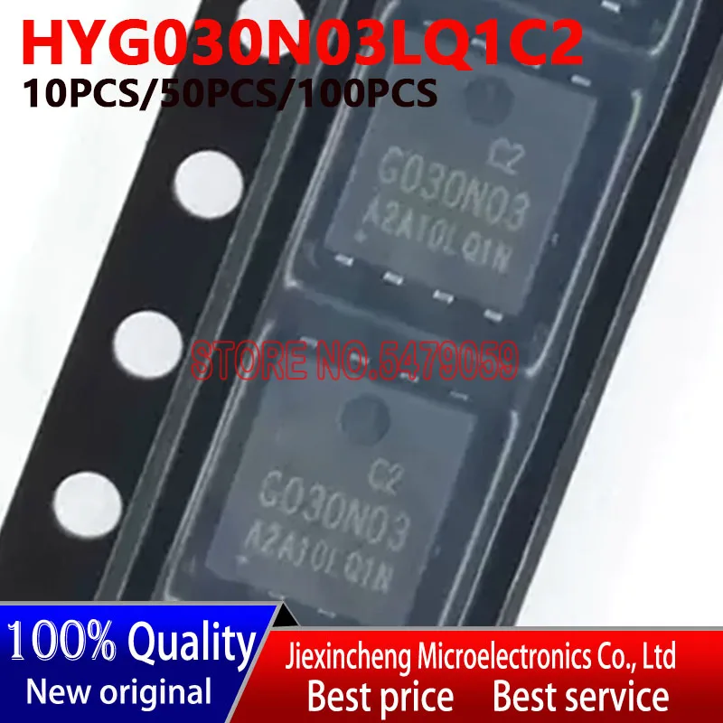 

100% New original HYG030N03LQ1C2 030N03 HYG030N03 DFN5*6N/30V/100A MOSFET