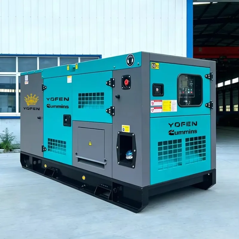 Customized Silent Type 3 Phase 40 KVA Auto Start Diesel Generator Genset With Optional ATS Water Cooled LCD Digital Display