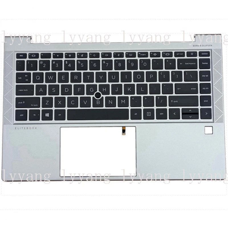 

f New For HP Elitebook 840 G7 G8 745 Palmrest With Backlit Keyboard M07090-001