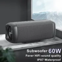 Wireless Stereo Heavy Bass Speaker Fever HIFI Sound Qaulity Subwoofer AUX TF Card USB Audio Player Outdoor Waterproof Boom Box