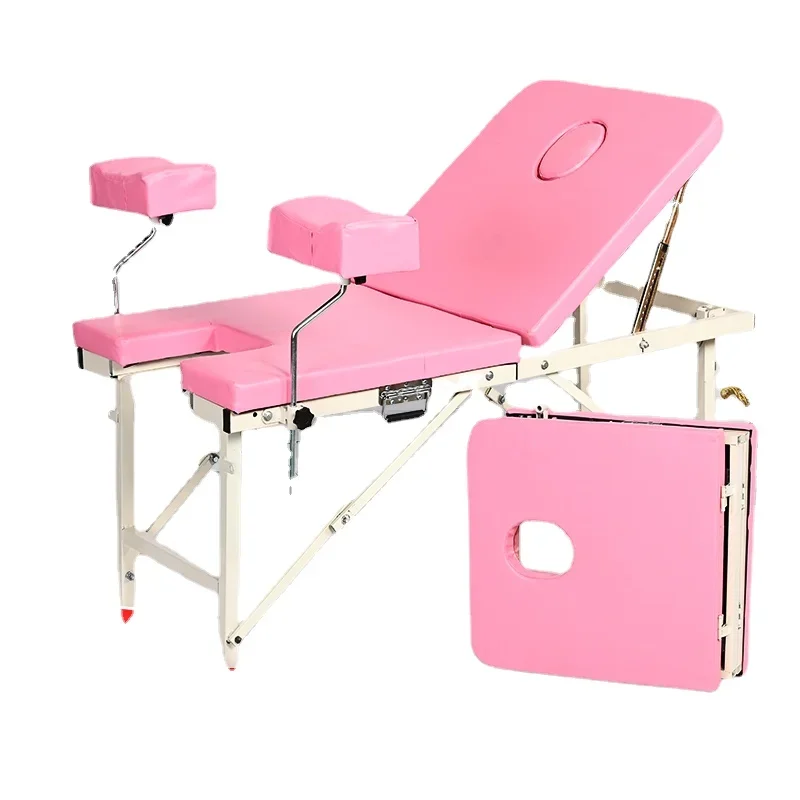 Yy Foldable Portable Gynecological Examining Table Private Facial Bed Gynaecological Bed