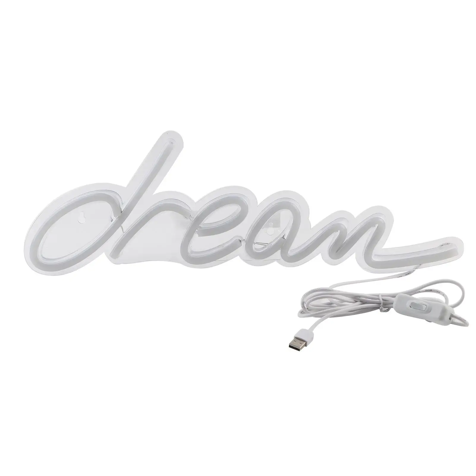 

USB Dream Letter Wall Lamp - Alphabet Night Light for Bedroom, Party & Wedding Décor