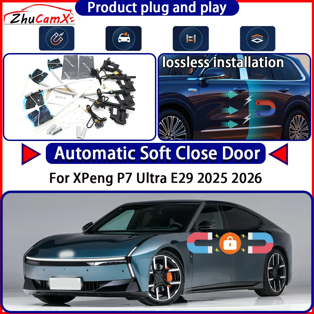 OEM Electric Door Lock Actuator for XPeng P7 Ultra E29 2025 2026 Soft Close Door Kit Power Latch System Auto Pull Door Easy