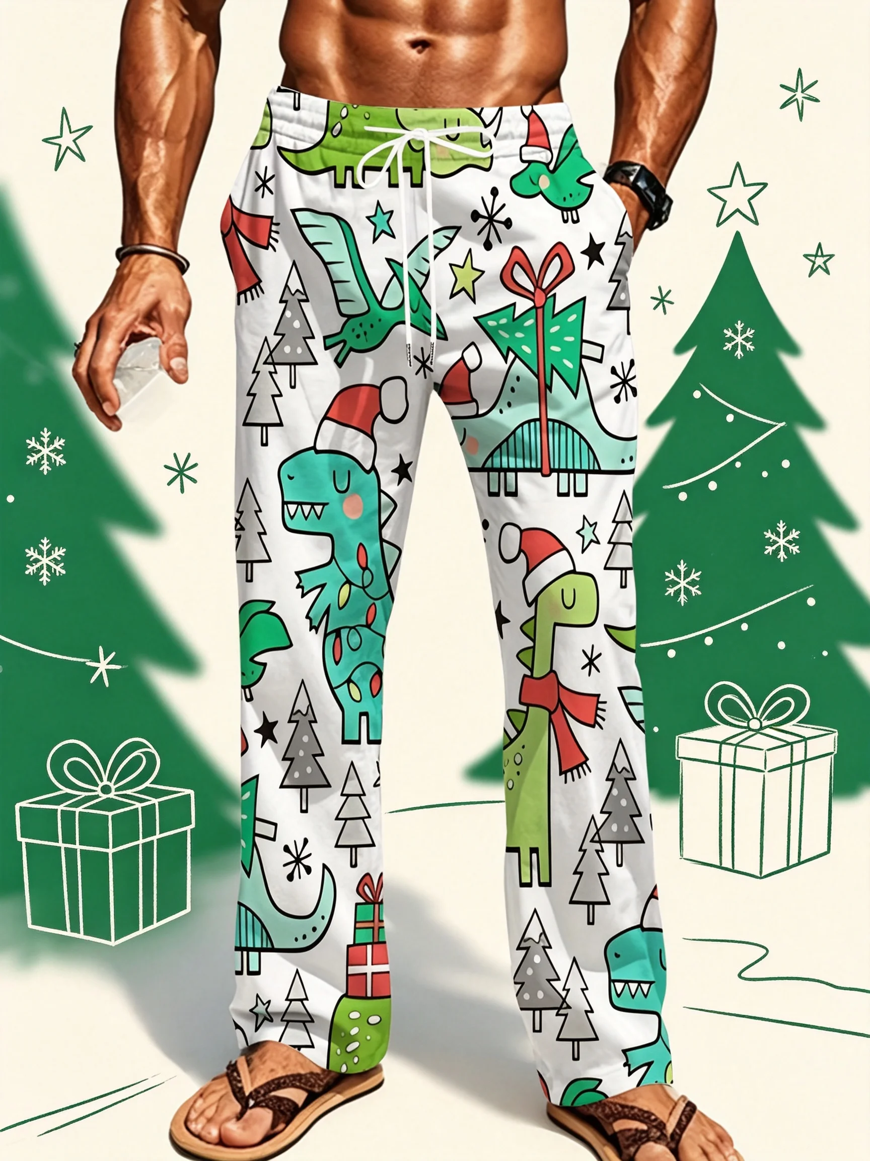 New Autumn And Winter Men'S Long Pants American Retro Loose Straight-Leg Pants Youth And Teenager Fashion Casual Trousers