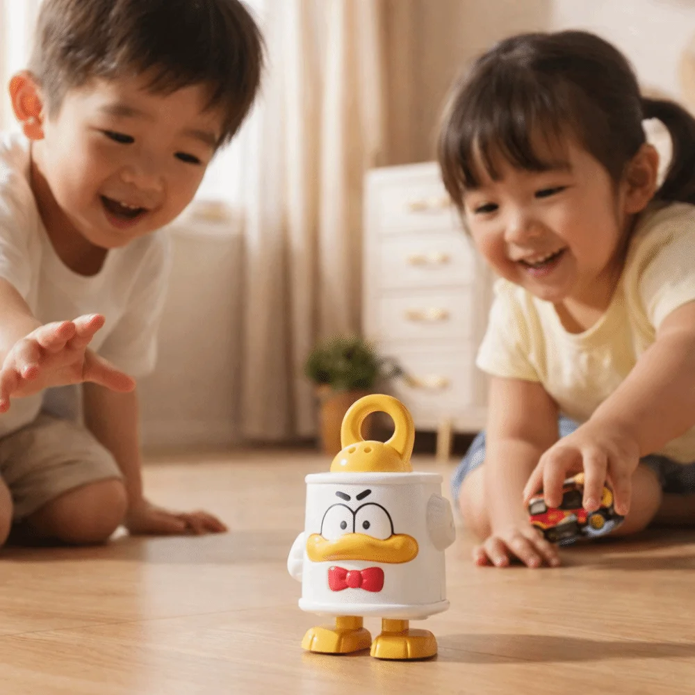 Cartoon Design Cartoon pull-string canned Pull cord design Baby Pull-String Small Animal Walking Children Play