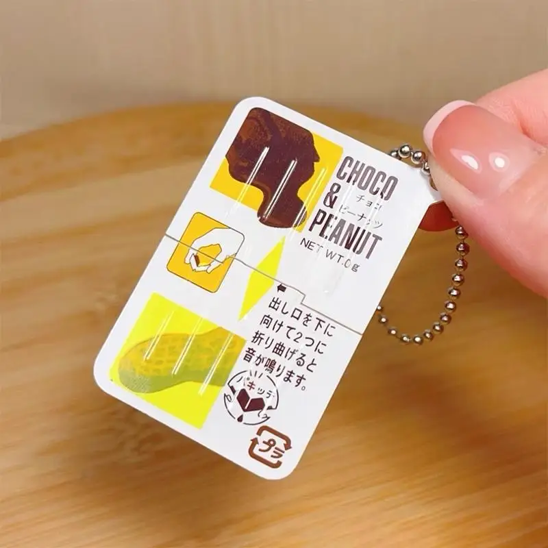 ^1pc Mainan Fidget Mini Jam Snap Mainan Fidget Bertema Makanan Gantungan Kunci Bertema Selai Realistis Untuk Mengurangi Stres Anak-Anak Dewasa Dekorasi Tas