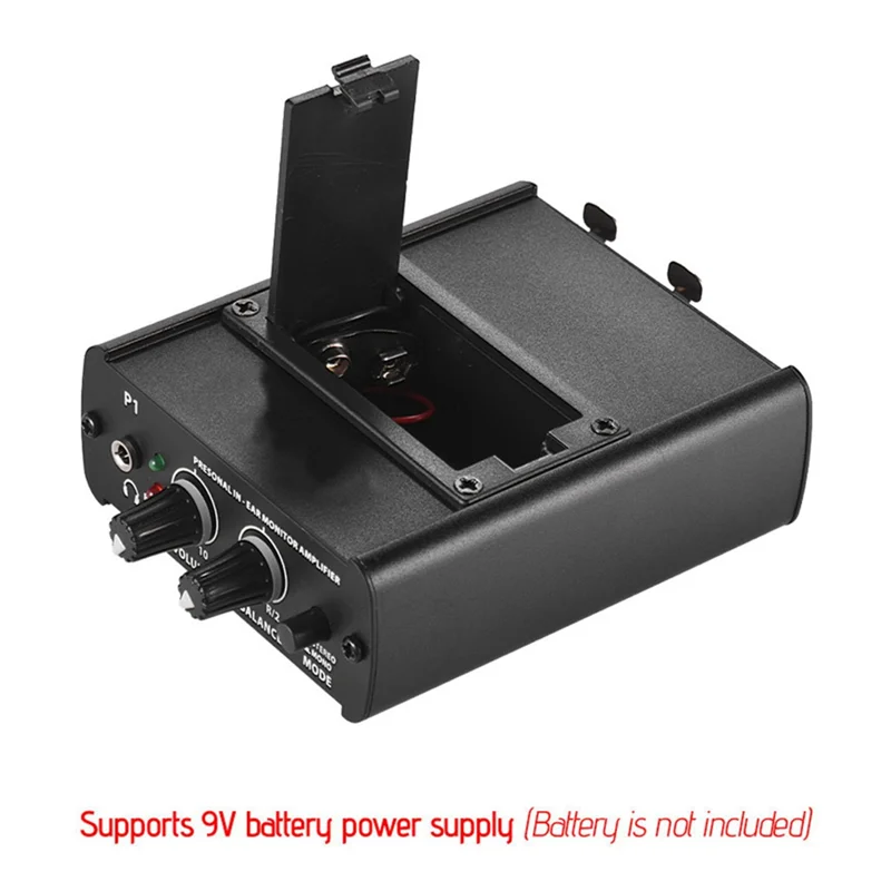 

ABGI-4X Personal In-Ear Monitor Headphones Amplifier With XLR Inputs 3.5Mm Output Audio Interface