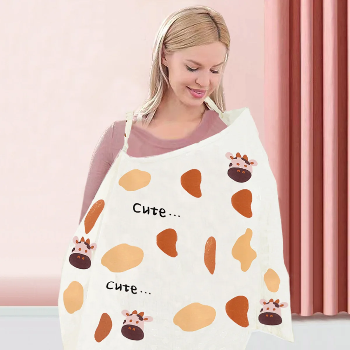 

Pure cotton breathable nursing gown anti-light feeding towel multi-functional stroller cover
