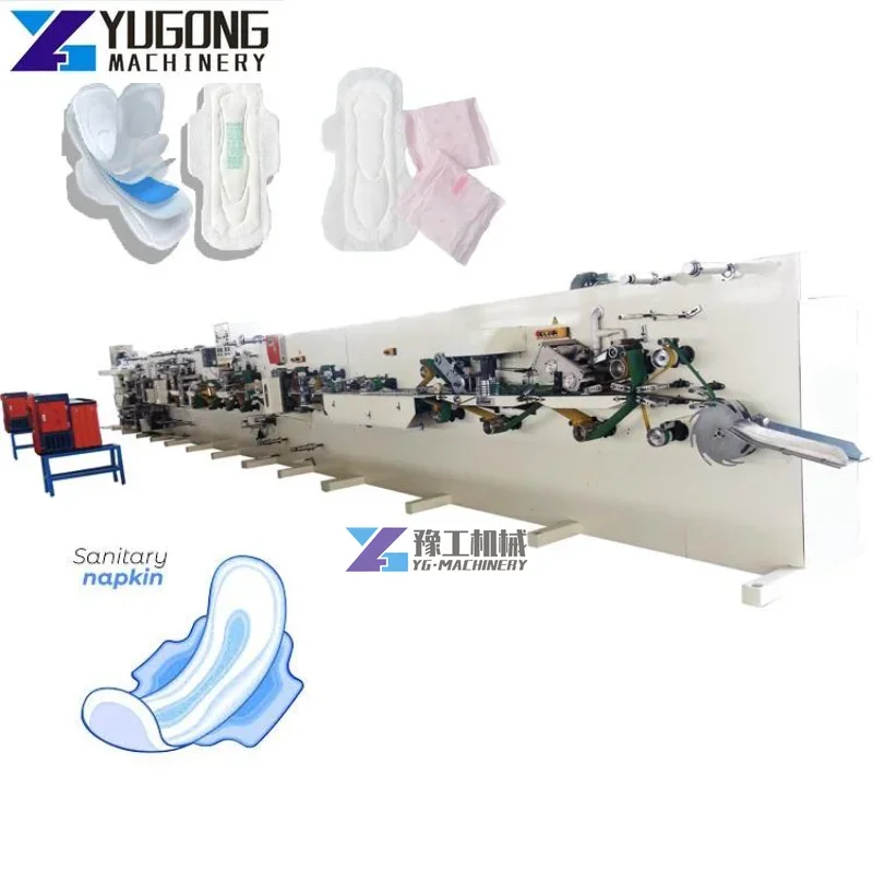 Automatic High Speed Manufacture Sanitary Pad Making Machine Sanitary Napkin Ladies Pad Machine for Sale