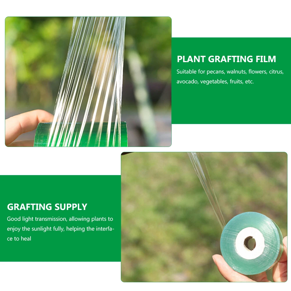 

6pcs Grafting Film 2cm 2.5cm 3cm Self Adhesive Tape for Plant Repair Waterproof Stretchable Floristry Membrane for Pecans