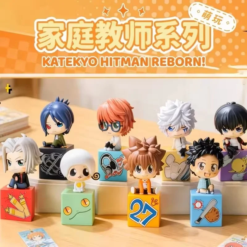 

In Stock Katekyo Hitman Reborn Blind Box First Series Cute Mini Q Version Figure Home Decor Anime Collectible Trendy Periphery