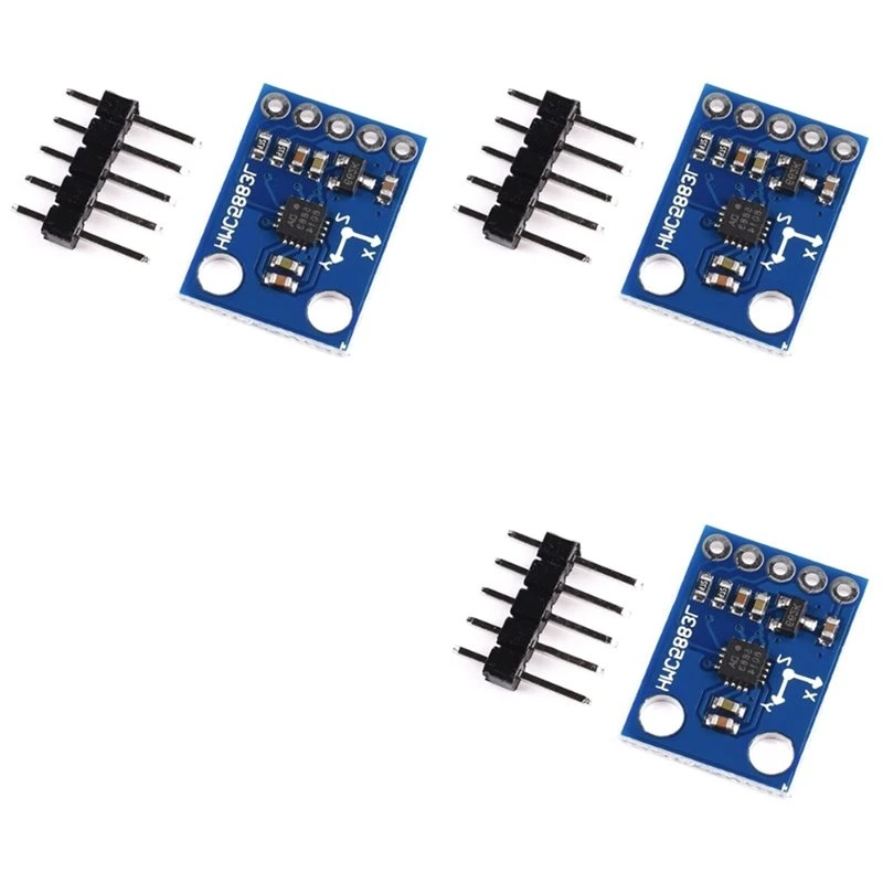 T23C 3X GY-273 HMC5883L Triple Axis Compass Magnetometer Sensor Module 3V-5V Three Axis Magnetic Field Module For Arduino