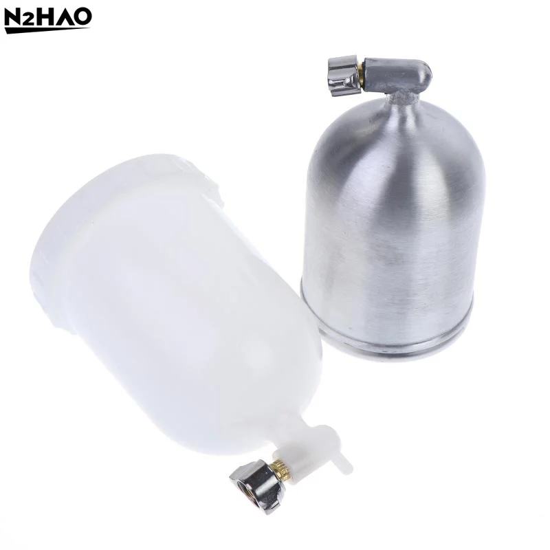 400CC Paint Spray Pot Plastic/Aluminum Spray Paint Pot Air Gravity Feed Sprayer Cup Pneumatic Tool Accessor For F75 W101 W71 W77