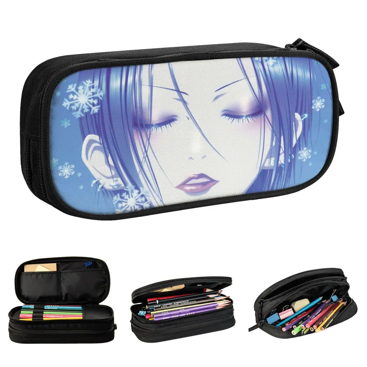 Nana Osaki-estuches Kawaii para lápices, bolsa de gran capacidad para estudiantes, suministros escolares, regalos, Anime Ai Yazawa