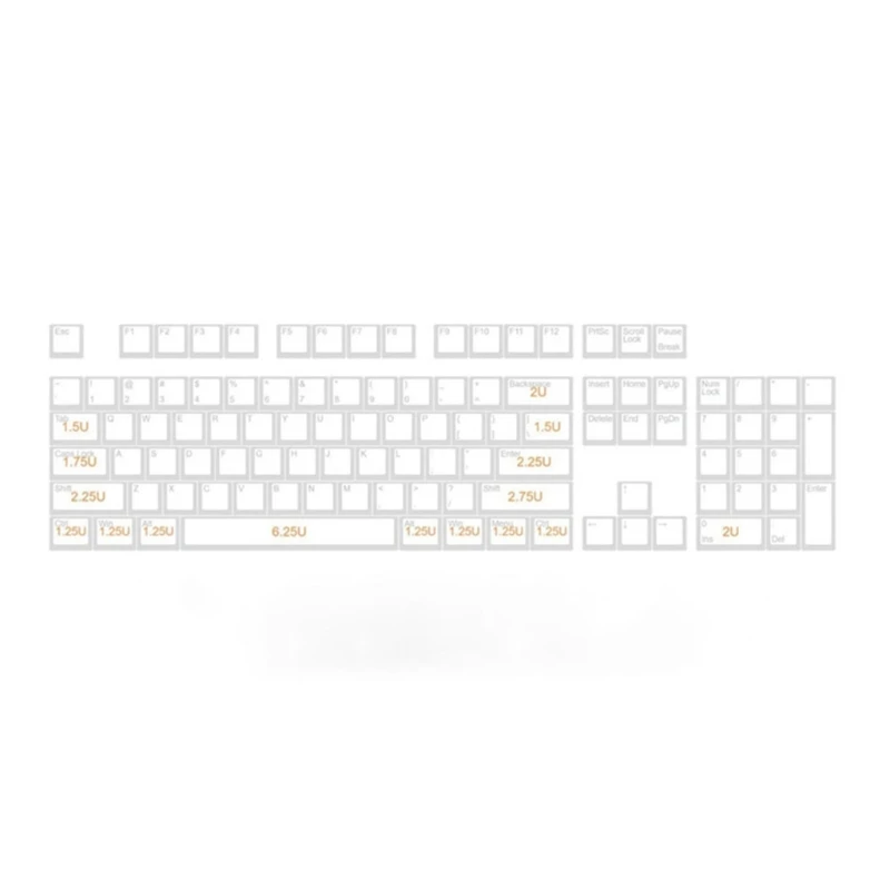 127 PS Photoshops PBT DyeSublimation Keycap Set Cherry Teclados Teclas