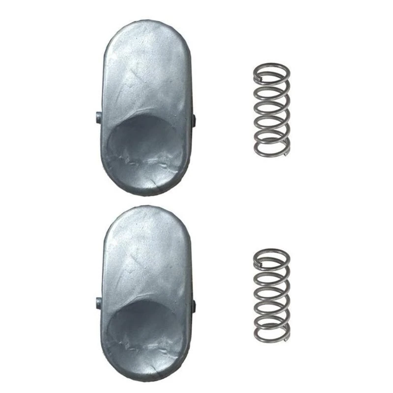 

2 Set Silver Tool Catches Vacuum Maintenance Accessory Dust Bucket Button