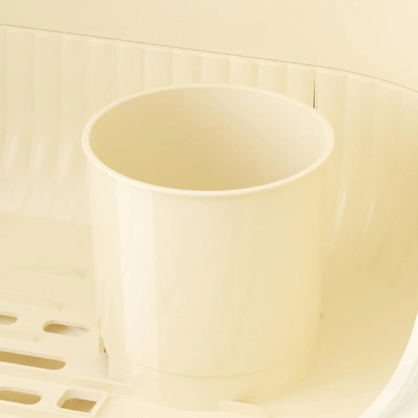 Desktop Storage Rack Nursing Bottle Storage Box Multipurpope Holder with Flip Lid for Bowl Milk Bottles Chopsticks