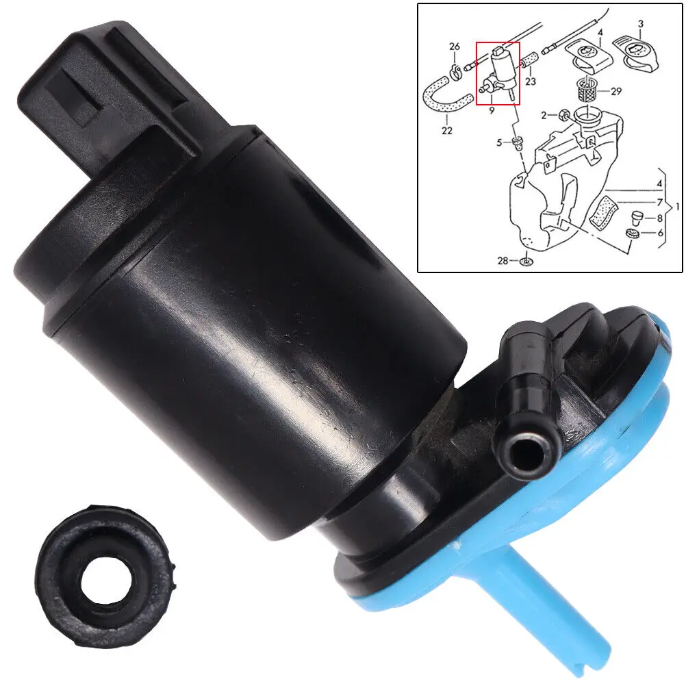 Washer Pump For Vauxhall Corsa B C D Astra Tigra Vectra Zafira Meriva Combo Wear Parts Car Windscreen Wipers & Parts