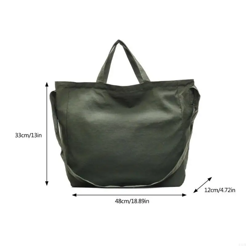 

E8fb Unisex Fashion Sweamd Sack просторная сумочка нейлоновая покупатель для работы и досуга