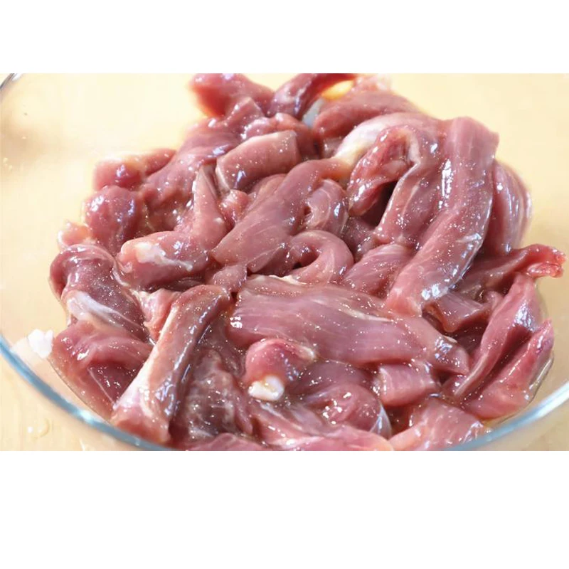 Macchina per tagliare la carne rimovibile commerciale Macchina per tagliare la carne a cubetti in fetta di maiale in acciaio inossidabile ad alta potenza Cucina della mensa