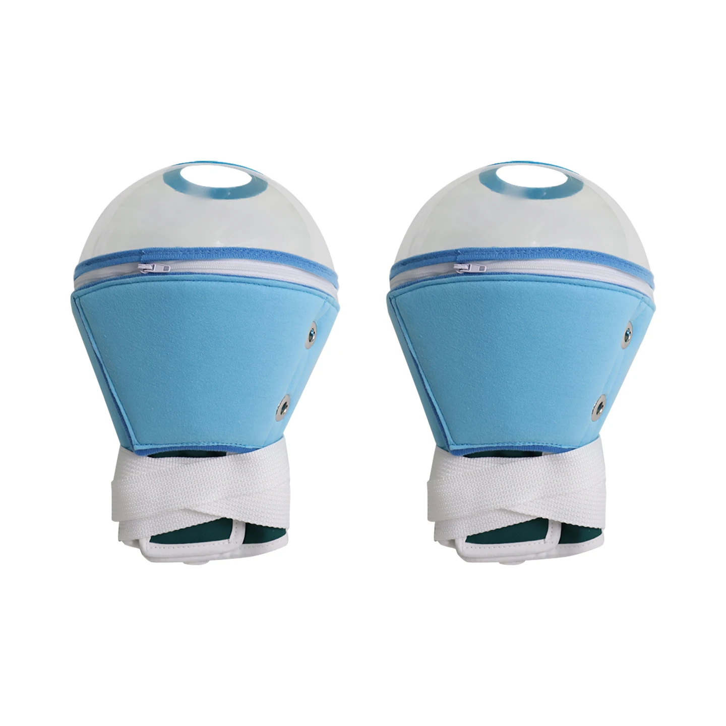 Lantern Restraint Gloves Hemispherical Transparent PVC Wrist Fixation Belt For Elderly Patients With Dementia Breathable