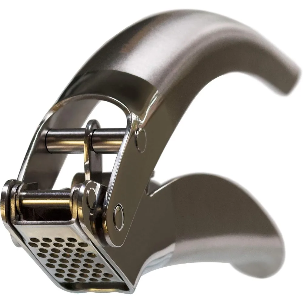 

Best Selling Stainless Steel Garlic Press, Heavy Duty Professional Grade Double Lever-Assisted Garlic Mincer