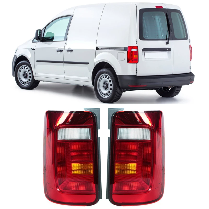 Car Rear Tail Light Brake Stop Lamp Without Bulbs For Volkswagen VW Caddy 2016 2017 2018 2019 2020 2K1945096AB 2K1945095Q