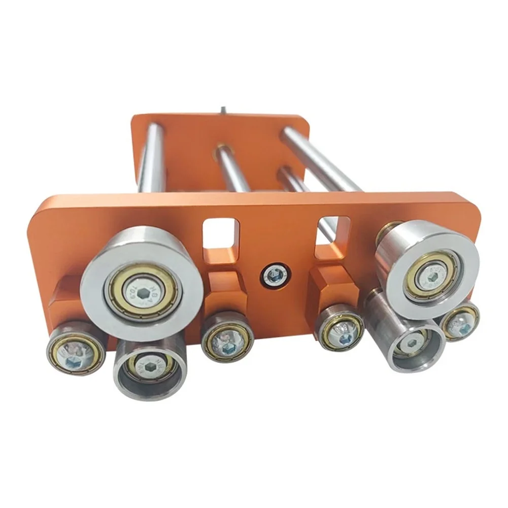 Metal Bender 2 Station Sheet Metal Roller Tool For Roofing Iron Plate Bending Machine With Adjustable Depth Gauge