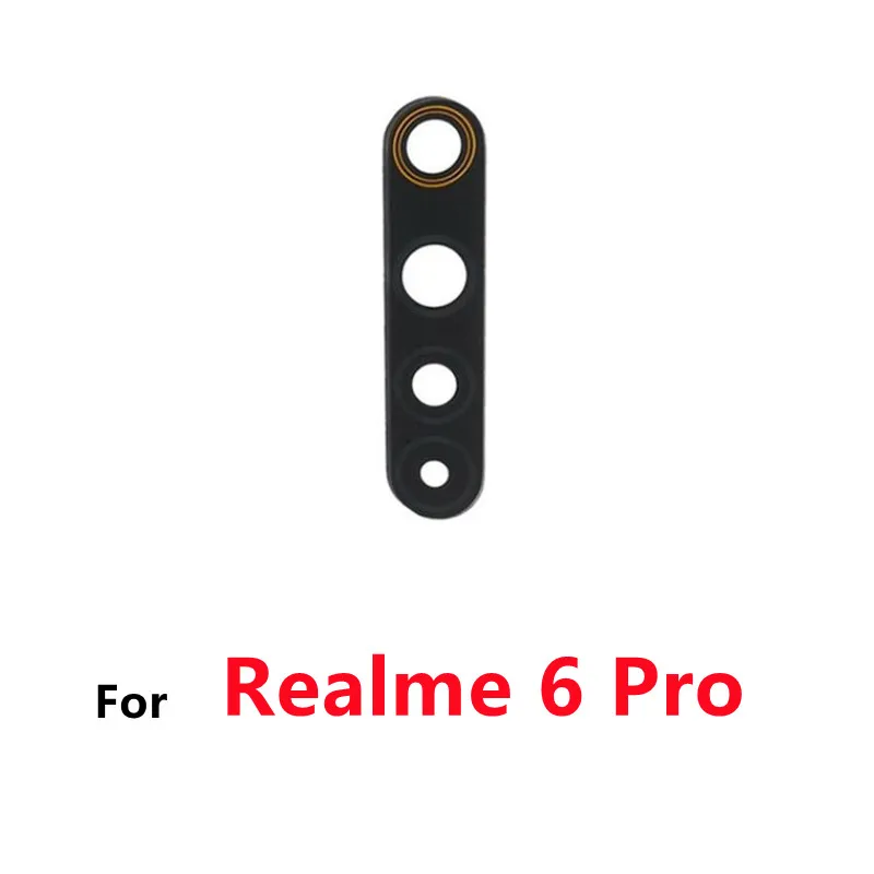 For Realme 6/6 Pro Rear Back Camera Glass Lens Cover with Adhesive Sticker