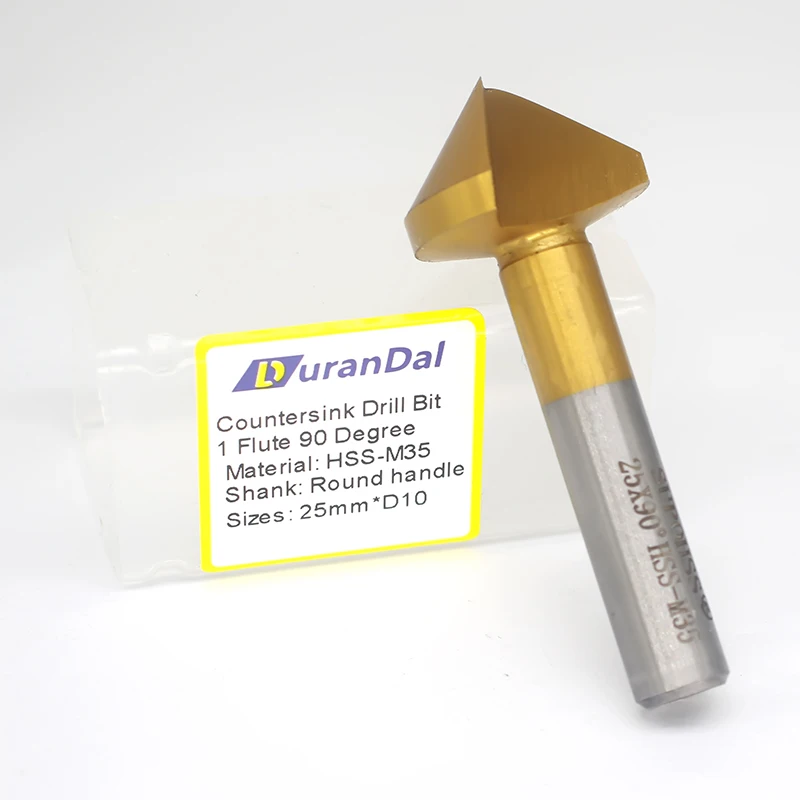 

1-зубая 90-градусная фреза из быстрорежущей стали, концевая фреза для дерева, стали, набор сверл с зенковкой, готовый электроинструмент