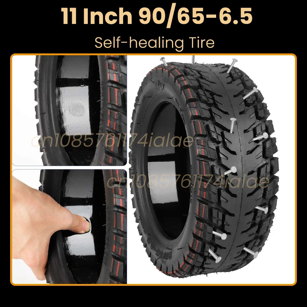 

11 Inch 90/65-6.5 Built-in Glue Self-healing Tire For Dualtron Thunder Speedual Zero11X Kaabo Wolf Warrior King GT Scooters