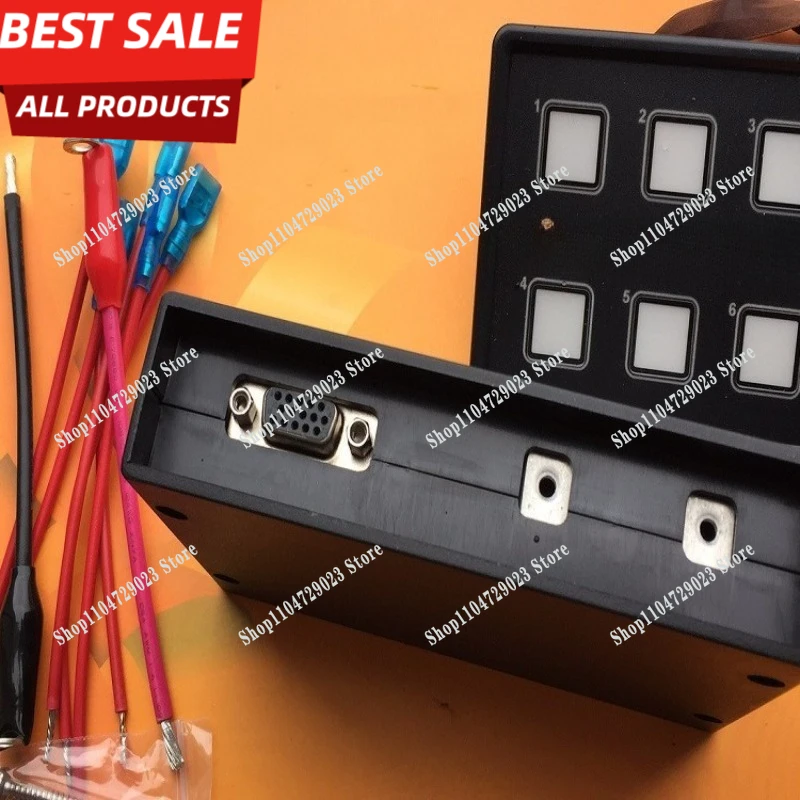 Touch switch for RV cars Yacht intelligent control Induction switch 6-position with light 12-24V