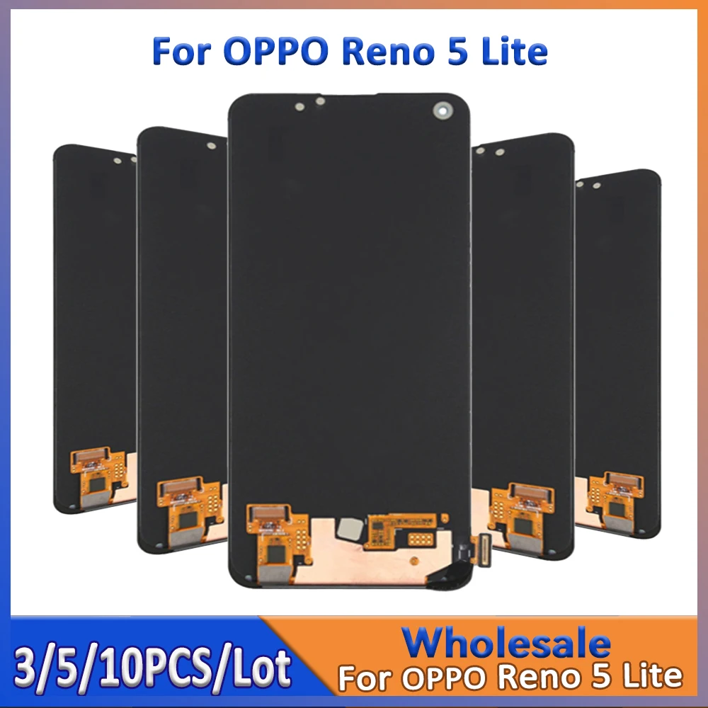 

Wholesale Lot of 3/5/10 For OPPO Reno 5 Lite LCD Screens with Touch Mount Display For Repair - Bulk Packaged