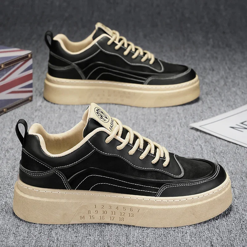 

Уличная обувь для отдыха, летние маленькие белые туфли, новинка 2025, корейская версия студенческих спортивных туфель на толстой подошве