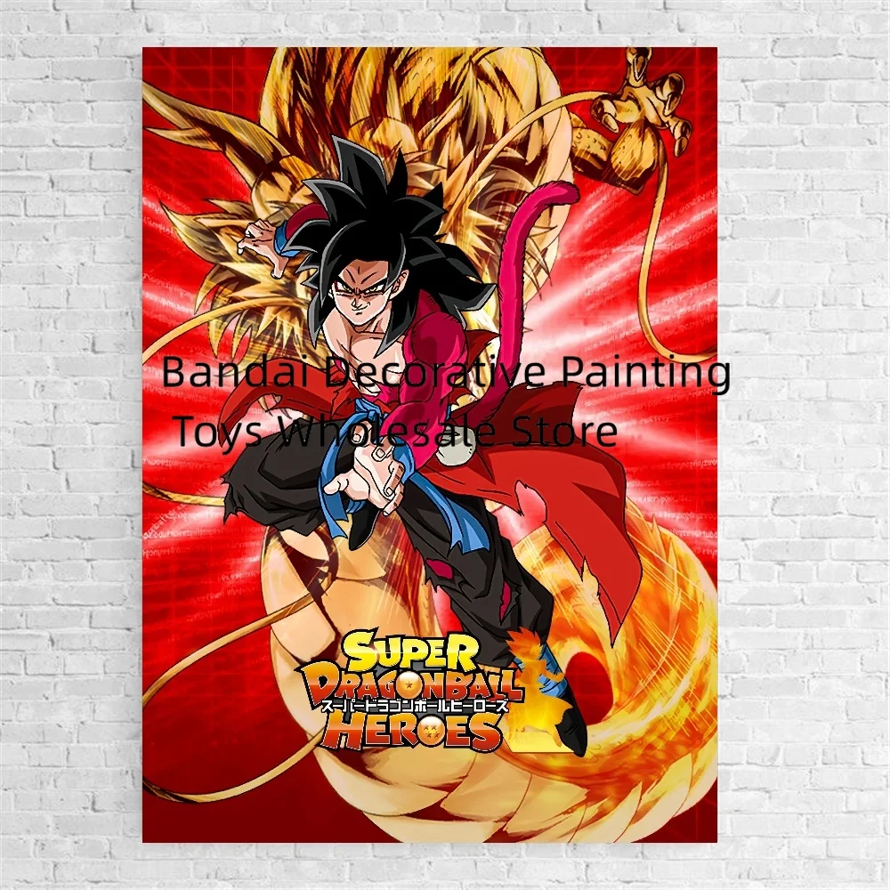 Classic Anime HD Canvas Painting Poster Wall Art Print Dragon Ball Son Goku Decorative Pictures for Living Room No Frame Gifts