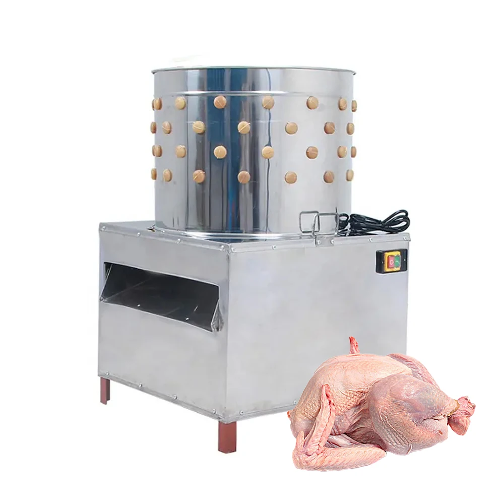 

Farm Equipment Poultry Depilatory Machine 80 Model Chicken Duck Goose Fully Automatic Plucking Machine