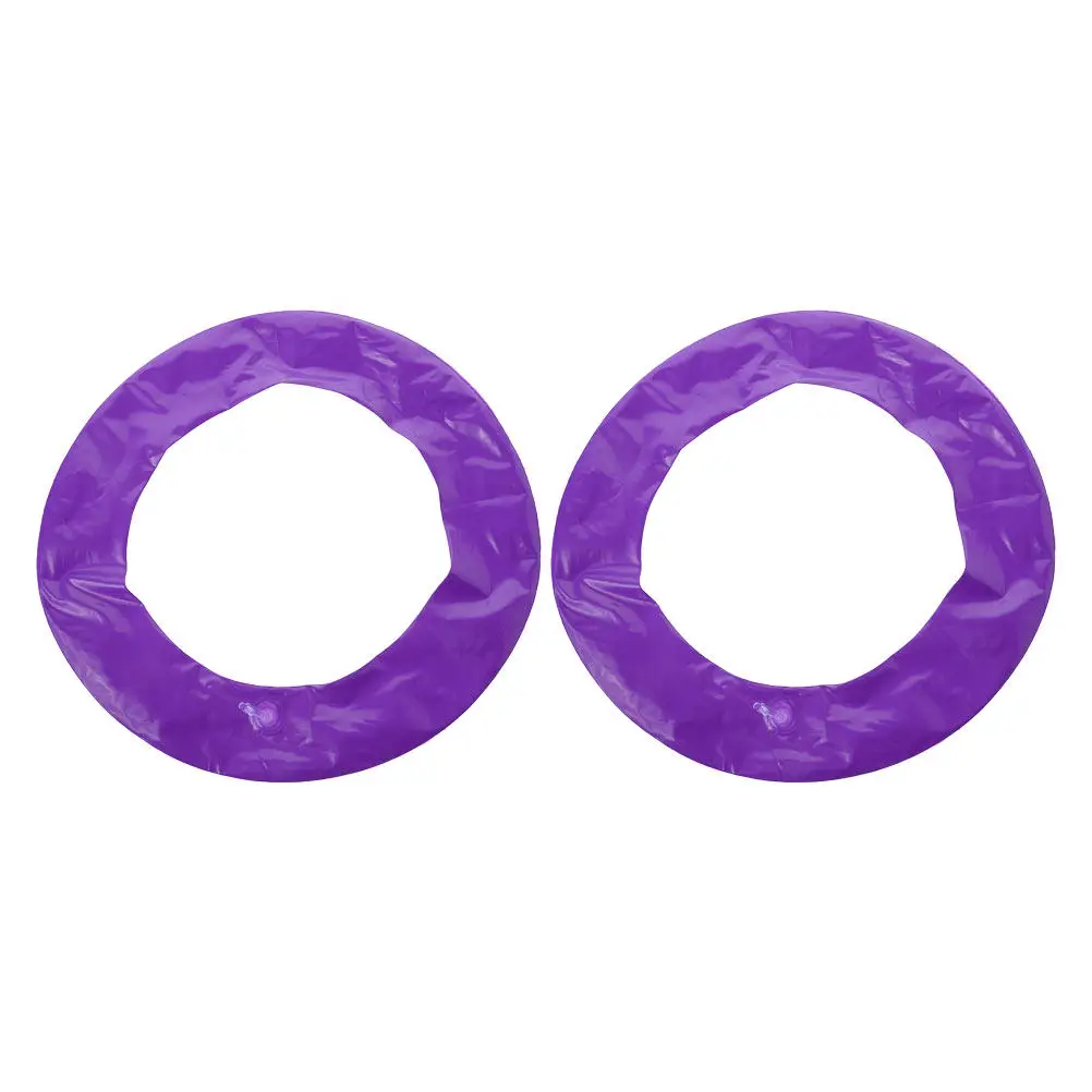 

2 Pcs Exercise Ball Anti Slip Yoga Base Fixing Holder Fixed Inflatable Stand Fitness PVC