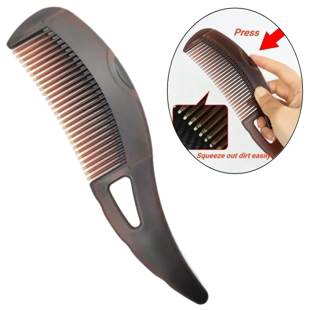 Dandruff Removal Hair Combs Self-Cleaning Scalp Massage Brush Detangling Hair Brushes Anti-Static Energy Combs Styling Tools