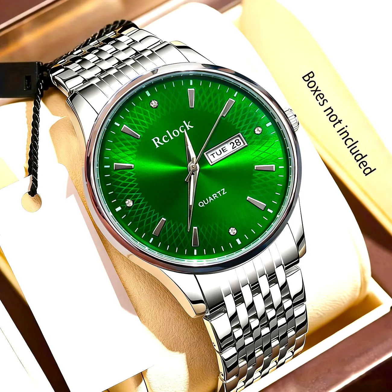 1Pc Fashionable Casual Sports Men's Quartz Watch, Stainless Steel Wristband, Suitable for Various Occasions, Perfect Gift for Father's Day/Holiday Birthdays, for Boyfriend/Dad